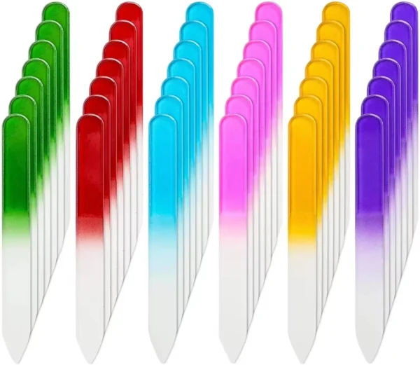 Separate Transparent Packaging Glass Nail Files GF-02