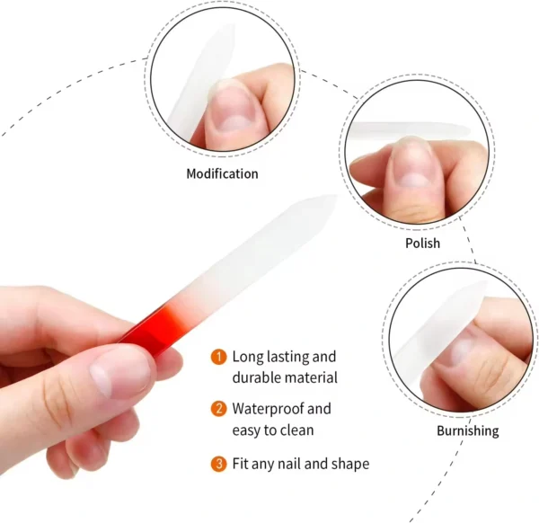 Separate Transparent Packaging Glass Nail Files GF-02 - Image 4
