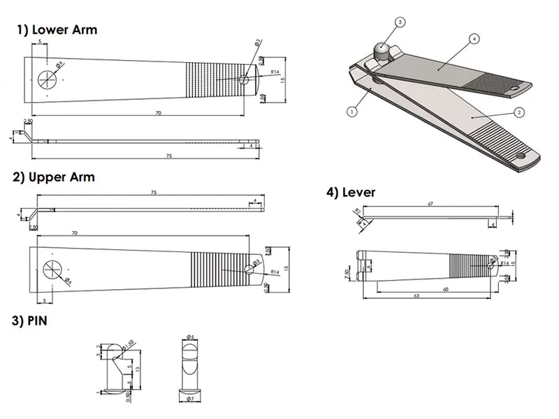Nail clipper drawing