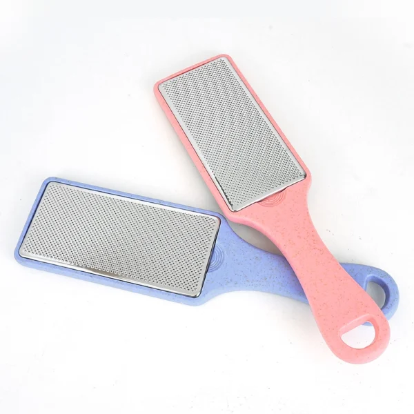 Pink Blue Foot File Remove Calluses Dry & Dead Skin - Image 2