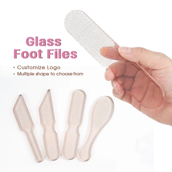 Transparent Light Brown Foot File - Image 2