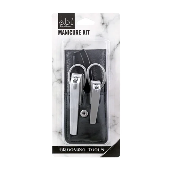 Manicure Pedicure Grooming Set With Leather Case​ - Image 3