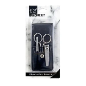 Manicure Pedicure Grooming Set With Leather Case​