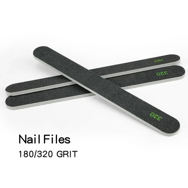 Green Tea Nail File Large Emery Boards for Natural Nails - Image 4
