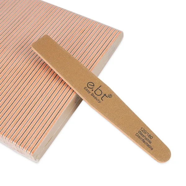 Brown nail file Large Emery Boards for Natural Nails - Image 2