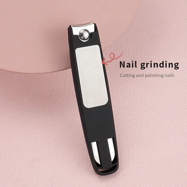 Black Anti Slip Handle Nail Clipper​ - Image 5