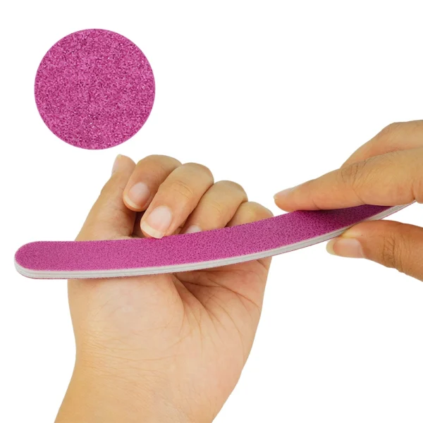 Rose Red Banana Shaped Nail File - Image 6