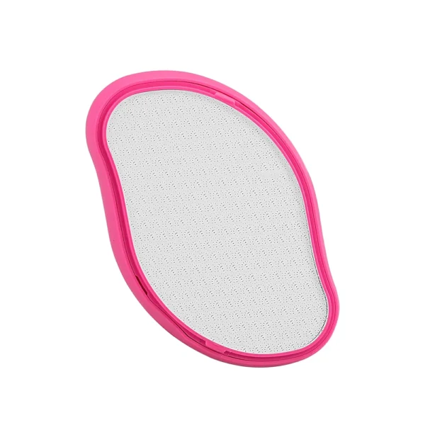 Glass Foot File Rose Red With Cover - Image 2