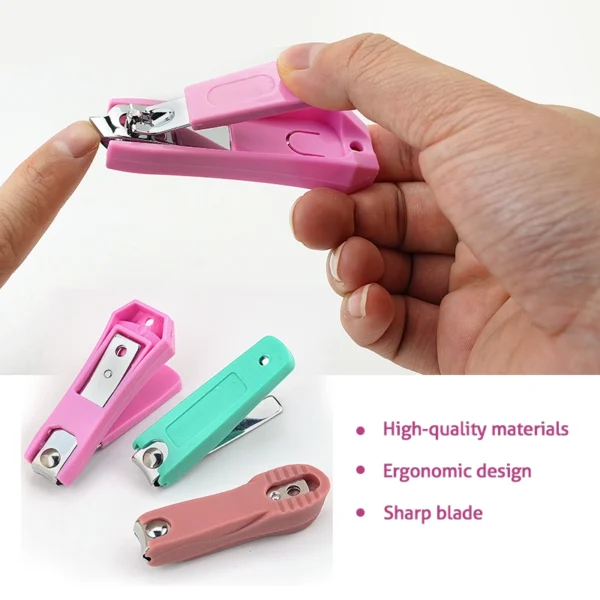 Colorful Anti Slip Handle Nail Clipper​ - Image 2