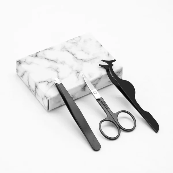 Black Tweezers and Scissors Set MSZ-367597 - Image 3