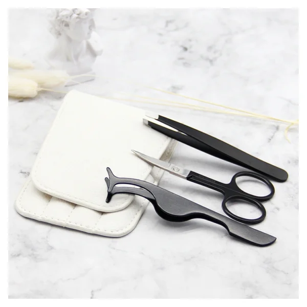 Black Tweezers and Scissors Set MSZ-367597