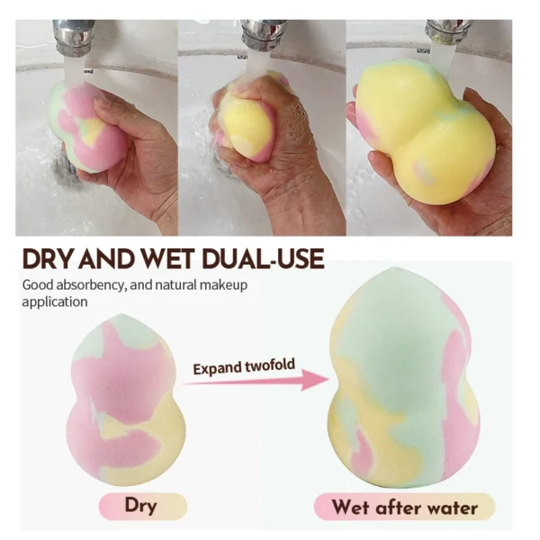 Large Makeup Sponge Blenders Beauty Sponges Egg Shaped - Image 5