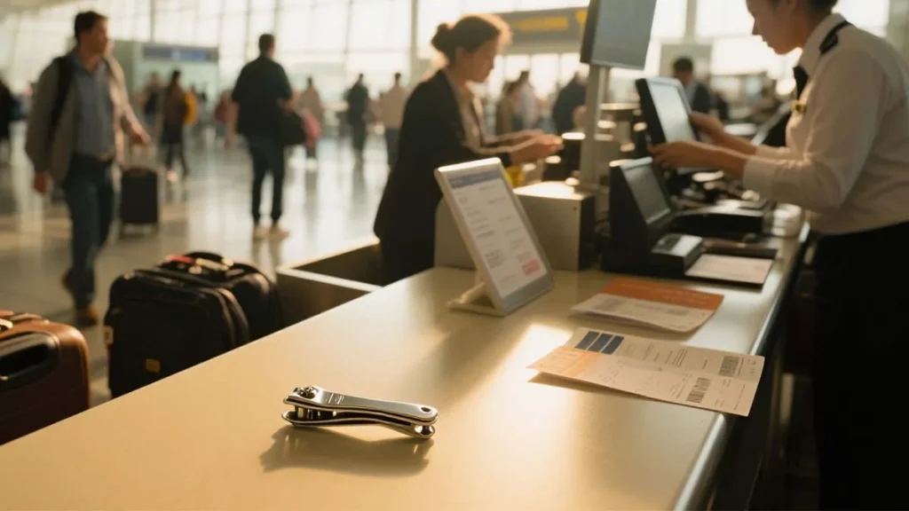 can you take a nail clipper on an airplane 1