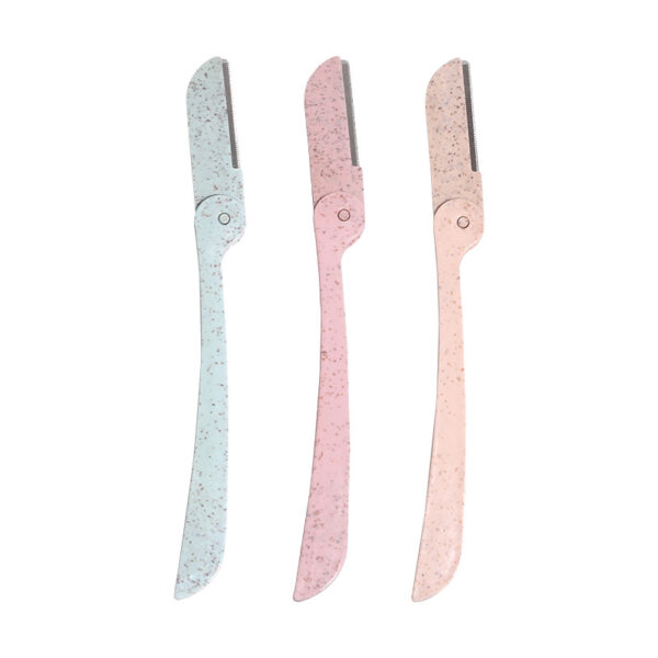 colorful wheat straw eyebow razor