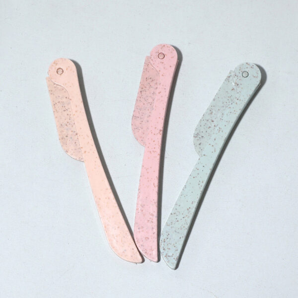 colorful wheat straw eyebow razor - Image 2