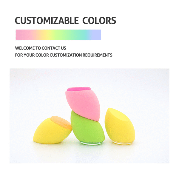 Silicone makeup egg Sponge and Powder Puff - Image 2
